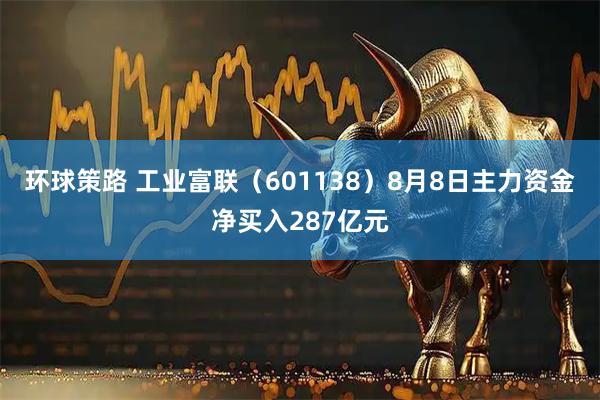 环球策路 工业富联（601138）8月8日主力资金净买入287亿元