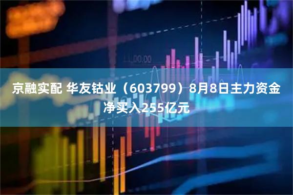 京融实配 华友钴业（603799）8月8日主力资金净买入255亿元