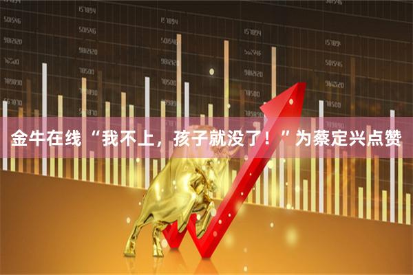 金牛在线 “我不上，孩子就没了！”为蔡定兴点赞